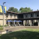 Image of pergola outside the UC Davis School of Education.